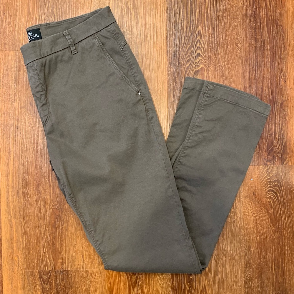 Men’s Carl Sterr Haberdasher Brown Casual Luxury Trousers Size 38 x 34 Italian